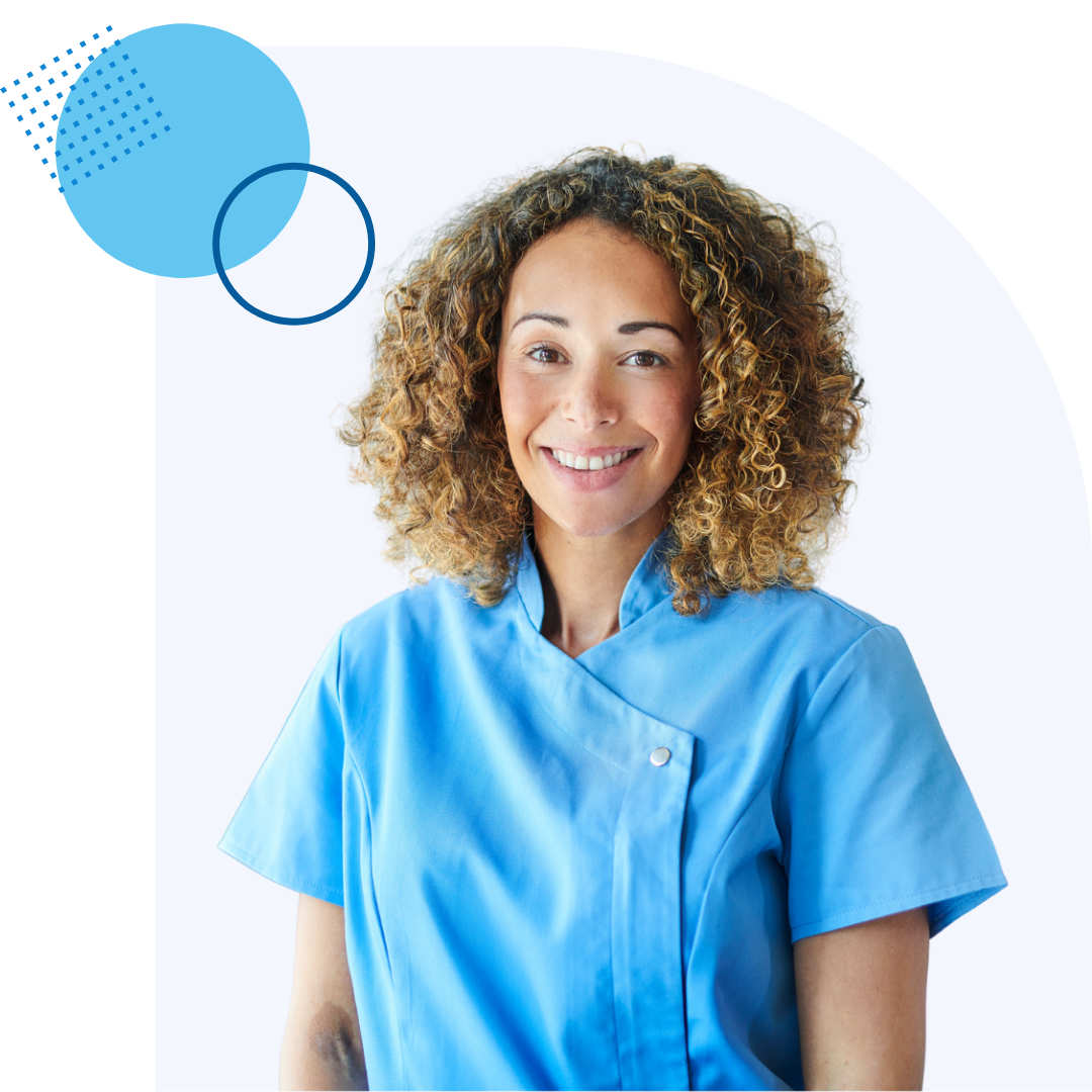 Clinical team member focused on patient care